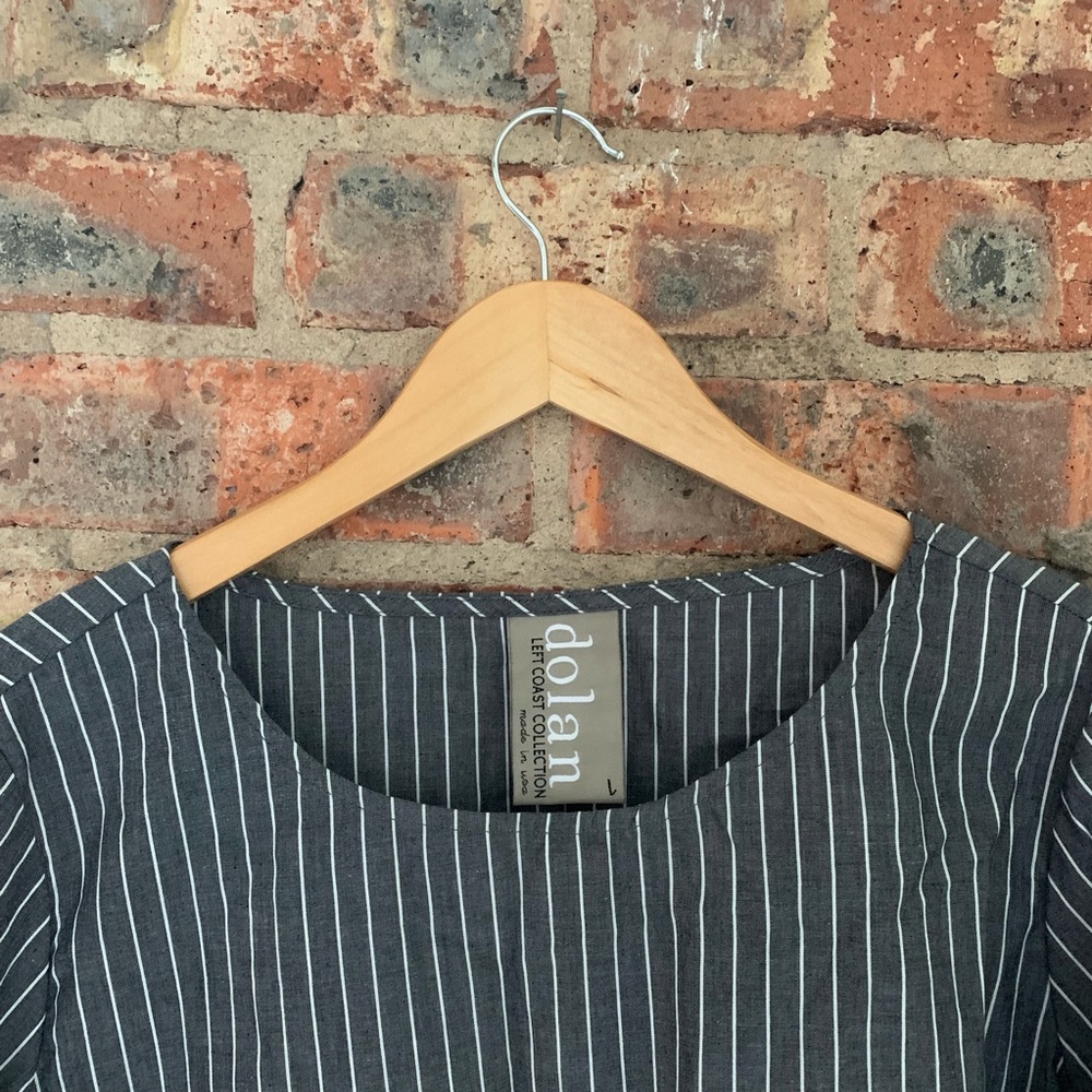 Anthropologie Dolan striped bell-sleeve blouse - Picture 4 of 7